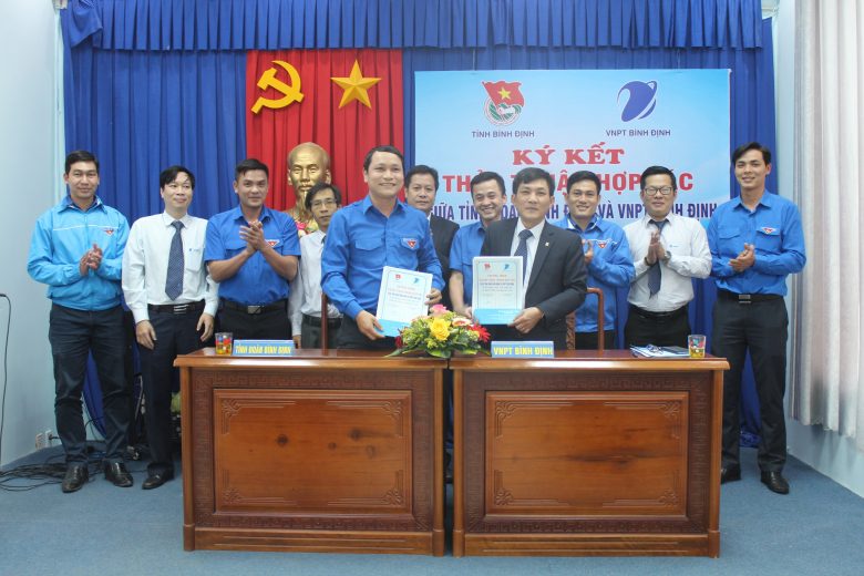 VNPT Bình Định ký kết thỏa thuận hợp tác với Tỉnh đoàn Bình Định về việc hỗ trợ phát triển, ứng dụng khoa học, công nghệ giai đoạn 2021 – 2022 VNPT Bình Định ký kết thỏa thuận hợp tác với Tỉnh đoàn Bình Định về việc hỗ trợ phát triển, ứng dụng khoa học, công nghệ giai đoạn 2021 – 2022